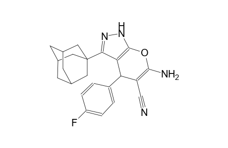 3-(1-adamantyl)-6-amino-4-(4-fluorophenyl)-2,4-dihydropyrano[2,3-c]pyrazole-5-carbonitrile