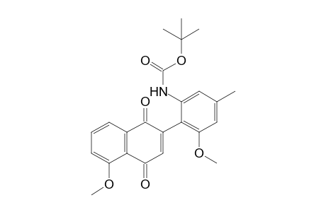 2-[2-[(tert-Butoxycarbonyl)amino]-6-methoxy-4-methylphenyl]-5-methoxy-1,4-naphthoquinone