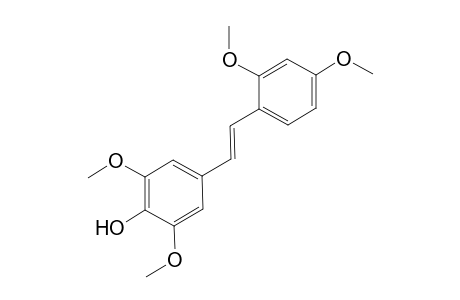 (E) 4-Hydroxy-2',3,4',5-tetramethoxystilbene