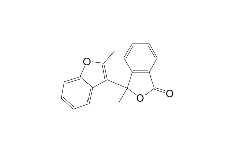 1(3H)-Isobenzofuranone, 3-methyl-3-(2-methyl-3-benzofuranyl)-