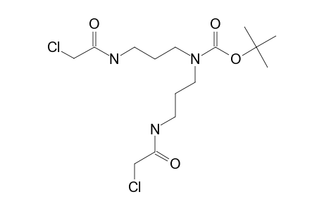 BIS-(3-CHLOROACETAMIDOPROPYL)-N-TERT.-BUTOXYCARBONYLAMINE