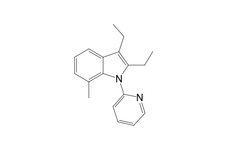 2,3-Diethyl-7-methyl-1-(pyridin-2-yl)-1H-indole