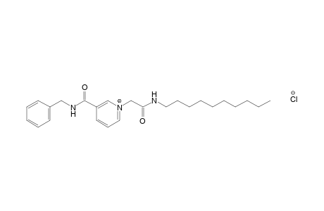 3-(benzylcarbamoyl)-1-[(decylcarbamoyl)methyl]pyridinium chloride