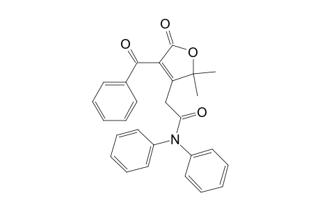 2-(4'-Benzoyl-2',5'-dihydro-2',2'-dimethyl-5'-oxo-3'-furyl)-N,N-diphenylacetamide