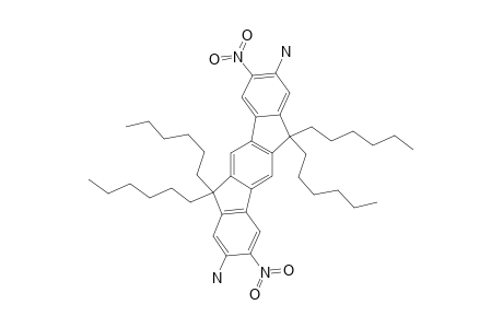 6,6,12,12-TETRAHEXYL-3,9-DINITRO-6,12-DIHYDROINDENO-[1,2-B]-FLUORENE-2,8-DIAMINE