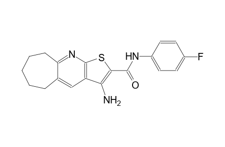 5H-cyclohepta[b]thieno[3,2-e]pyridine-2-carboxamide, 3-amino-N-(4-fluorophenyl)-6,7,8,9-tetrahydro-