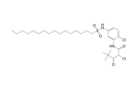 2-Chloro-N-(2-chloro-5-(hexadecylsulfonamido)phenyl)-4,4-dimethyl-3-oxopentanamide