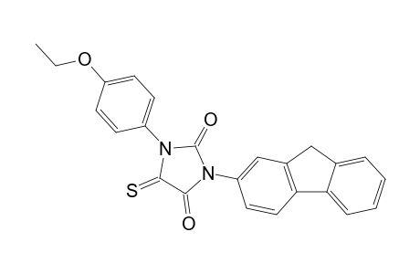 1-(4-Ethoxyphenyl)-3-(9H-fluoren-2-yl)-5-thioxoimidazolidine-2,4-dione