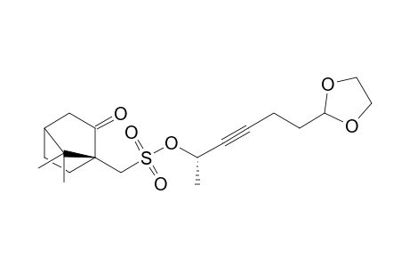 (2S)-7,7-Ethylenedioxyhept-3-yn-2-yl (1S)-camphorsulfonate