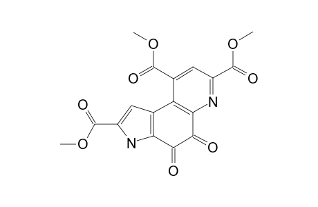 TRIMETHYL-4,5-DIHYDRO-4,5-DIOXO-3H-PYRROLO-[3,2-F]-QUINOLINE-2,7,9-TRICARBOXYLATE