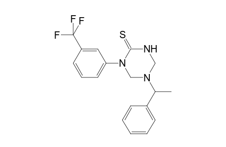 1,3,5-Triazine-2(1H)-thione, tetrahydro-5-(1-phenylethyl)-1-[3-(trifluoromethyl)phenyl]-