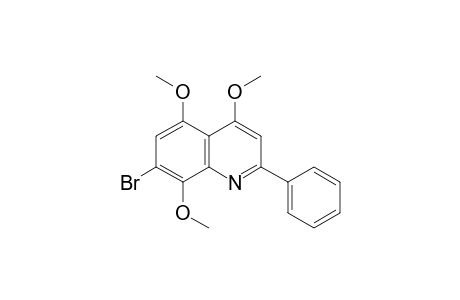 7-bromo-4,5,8-trimethoxy-2-phenylquinoline