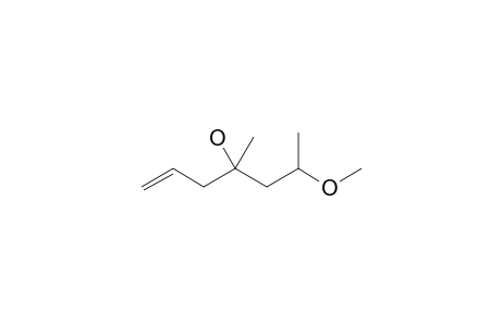 6-Methoxy-4-methyl-1-hepten-4-ol