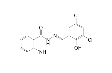 N-methylanthranilic acid, (3,5-dichlorosalicylidene)hydrazide