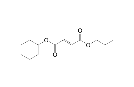 Fumaric acid, cyclohexyl propyl ester