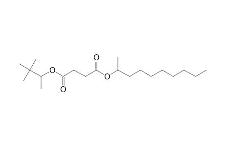 Succinic acid, dec-2-yl 3,3-dimethylbut-2-yl ester