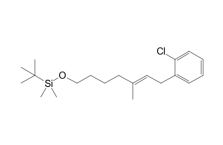 tert-Butyl{[(E)-7-(2-Chlorophenyl)-5-methylhept-5-enyl]oxy}dimethylsilane