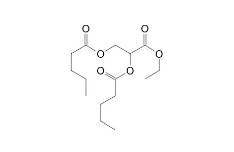 3-Ethoxy-3-oxopropane-1,2-diyl dipentanoate