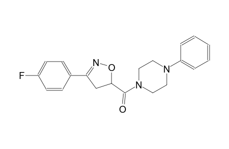 piperazine, 1-[[3-(4-fluorophenyl)-4,5-dihydro-5-isoxazolyl]carbonyl]-4-phenyl-