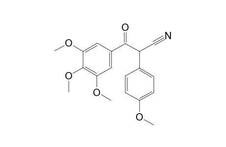 2-(4-Methoxyphenyl)-3-oxo-3-(3,4,5-trimethoxyphenyl)-propanenitrile