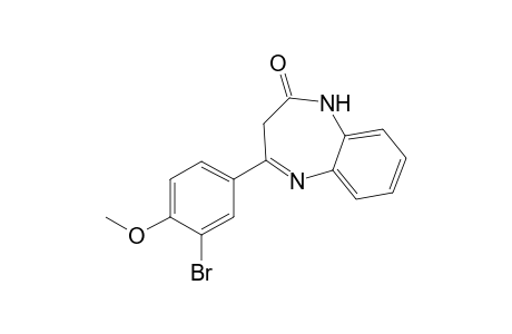 4-(3-Bromo-4-methoxyphenyl)-2,3-dihydro-1H-1,5-benzodiazepin-2-one