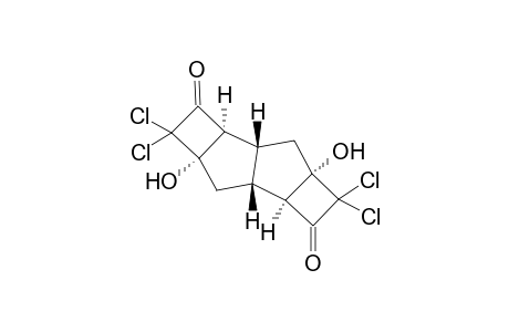 4,4,10,10-Tetrachloro-5,11-dihydroxytetracyclo[5.5.0.0(2,5).0(8,11)]dodecane-3,9-dione