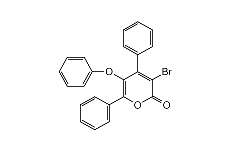3-BROMO-4,6-DIPHENYL-5-PHENOXY-2H-PYRAN-2-ONE