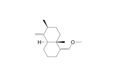 (z,e)-1-(methoxymethylene)-6.beta.,8a.beta.-dimethyl-5-methylene-trans-perhydronaphthalene
