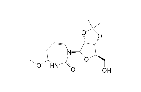 3-[(3aR,4R,6R,6aR)-2,2-dimethyl-6-methylol-3a,4,6,6a-tetrahydrofuro[3,4-d][1,3]dioxol-4-yl]-7-methoxy-6,7-dihydro-1H-1,3-diazepin-2-one