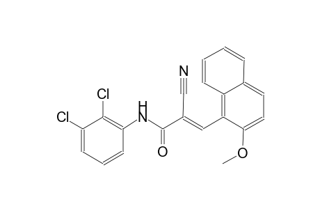 (2E)-2-cyano-N-(2,3-dichlorophenyl)-3-(2-methoxy-1-naphthyl)-2-propenamide