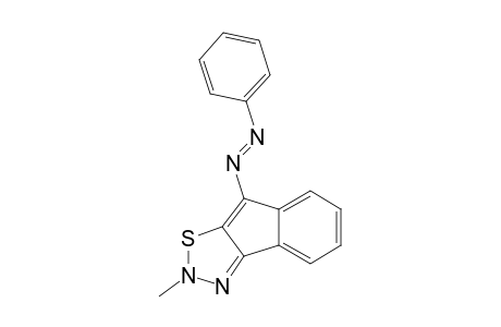 2-Methyl-8-(phenylazo)-2H-indeno[1,2-d]-1,2,3-thiadiazole
