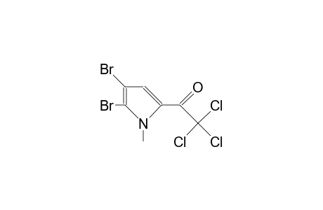4,5-Dibromo-2-trichloroacetyl-1-methyl-pyrrole