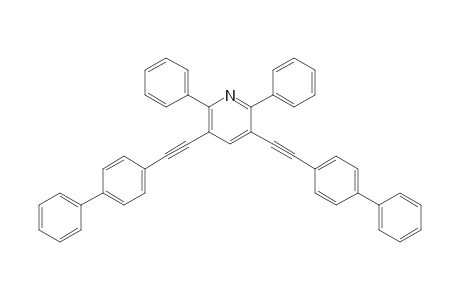 3,5-Bis([1,1'-biphenyl]-4-ylethynyl)-2,6-diphenylpyridine