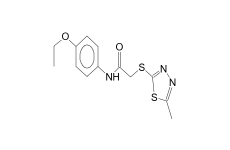 N-(4-ethoxyphenyl)-2-[(5-methyl-1,3,4-thiadiazol-2-yl)sulfanyl]acetamide
