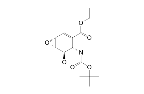 ETHYL-(ANTI)-(ANTI)-6-TERT.-BUTOXYCARBONYLAMINO-3,4-EPOXY-5-HYDROXYCYCLOHEX-1-ENE-1-CARBOXYLATE