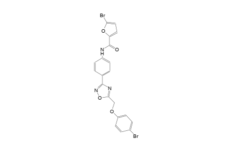 2-furancarboxamide, 5-bromo-N-[4-[5-[(4-bromophenoxy)methyl]-1,2,4-oxadiazol-3-yl]phenyl]-