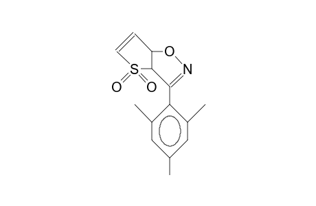3a,6a-Dihydro-3-mesityl-thieno(2,3-D)isoxazoline 4,4-dioxide