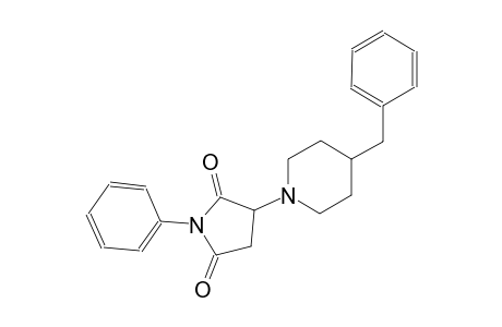 3-(4-benzyl-1-piperidinyl)-1-phenyl-2,5-pyrrolidinedione