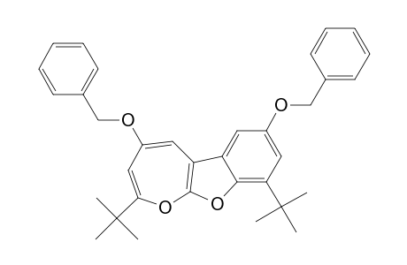 Oxepino[2,3-b]benzofuran, 2,9-bis(1,1-dimethylethyl)-4,7-bis(phenylmethoxy)-