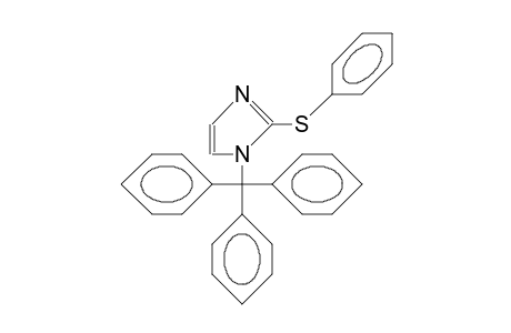 2-Phenylthio-1-trityl-imidazole
