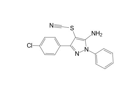 Pyrazol-5-amine, 3-(4-chlorophenyl)-1-phenyl-4-thiocyanato-