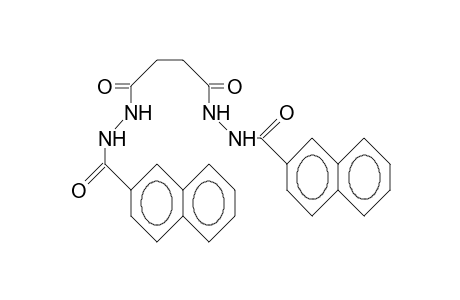 N,N'-Bis(2-naphthoyl)-succinic acid, dihydrazide