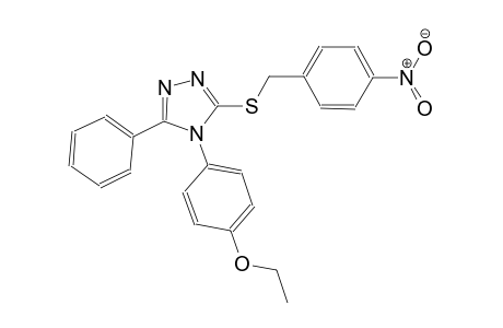 4-(4-ethoxyphenyl)-3-[(4-nitrobenzyl)sulfanyl]-5-phenyl-4H-1,2,4-triazole