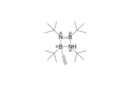 1,2,3,4-tetra-tetr-butyl-4-ethinyl-1,3-diazonia-2,4-dibroatacyclobutene
