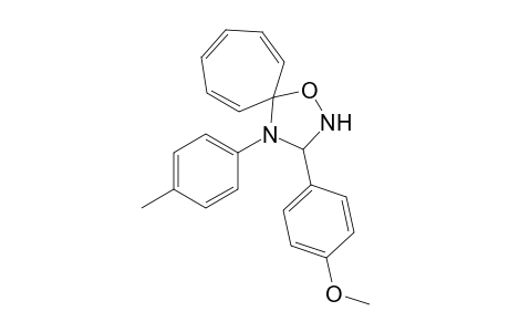 4-(p-Methylphenyl)-3-(p-methoxyphenyl)-1,2,4-oxadiazaspiro[4.6]undeca-6,8,10-triene