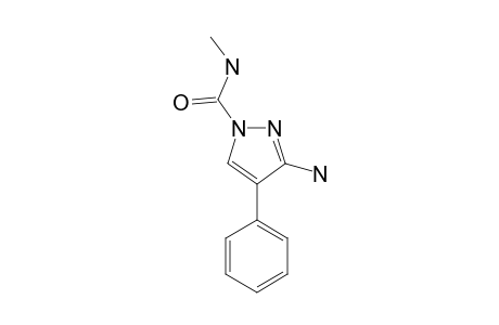 3-amino-N-methyl-4-phenylpyrazole-1-carboxamide
