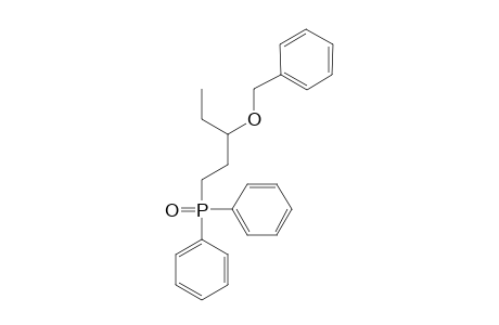 (3-diphenylphosphoryl-1-ethyl-propoxy)methylbenzene