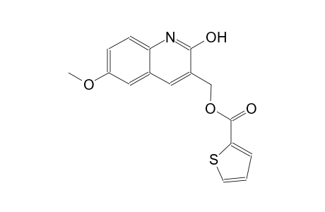 (2-hydroxy-6-methoxy-3-quinolinyl)methyl 2-thiophenecarboxylate