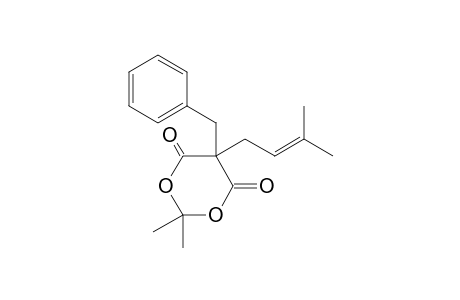 2,2-Dimethyl-5-(3-methylbut-2-enyl)-5-(phenylmethyl)-1,3-dioxane-4,6-dione