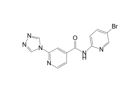 N-(5-bromopyridin-2-yl)-2-(4H-1,2,4-triazol-4-yl)pyridine-4-carboxamide